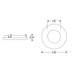 Nora NAPT-3RPH 3" Apollo Round Trimless Pinhole Trim