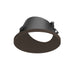 Nora NAPT-3RWW 3" Apollo Round Trimless Wall Wash Trim with Clear Lens - Bronze
