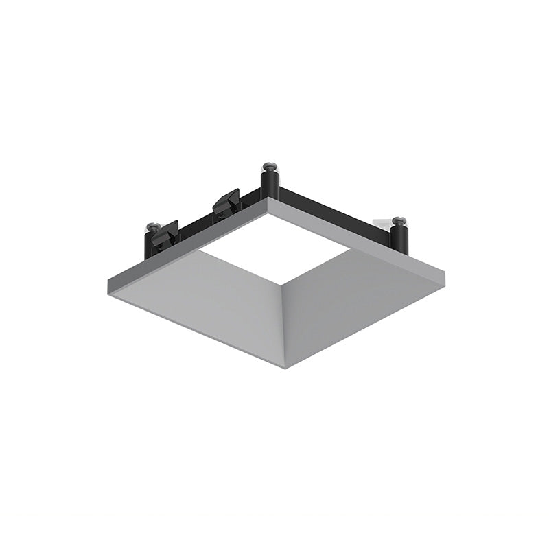 Nora NAPT-3SDN/CL 3" Apollo Square Flangeless Downlight Trim with Clear Lens - Haze
