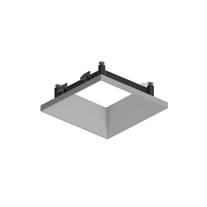 Nora NAPT-3SDN/CL 3" Apollo Square Flangeless Downlight Trim with Clear Lens - Haze