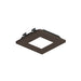 Nora NAPT-3SPH/CL 3" Apollo Square Flangeless Pinhole Trim with Clear Lens - Bronze