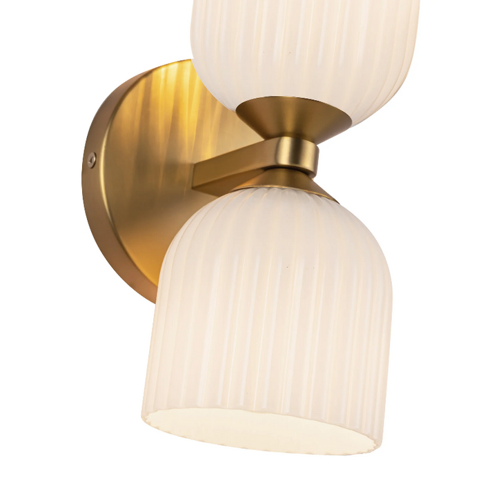 Alora Mood WV442612 Nelly 2-lt 12" Tall Vanity Light