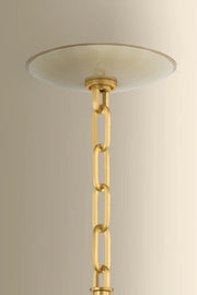 Hudson Valley 3109 Nevins 1-lt 10" Pendant-Aged Brass
