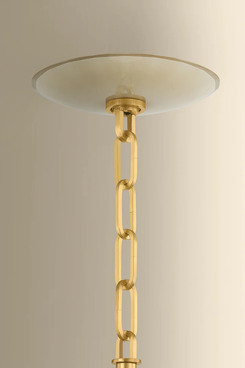 Hudson Valley 3109 Nevins 1-lt 10" Pendant-Aged Brass