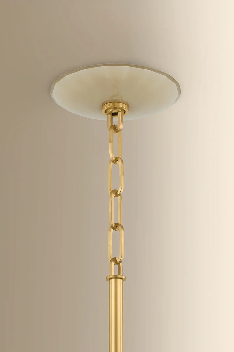 Hudson Valley 3113 Nevins 1-lt 14" Pendant-Aged Brass