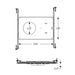 Nora New Construction Frame-In with Collar for 4" Can-less Downlights
