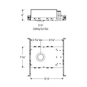 Nora NHIOICD-16LE3 1" Iolite ICAT LED Dedicated Housing - 120V