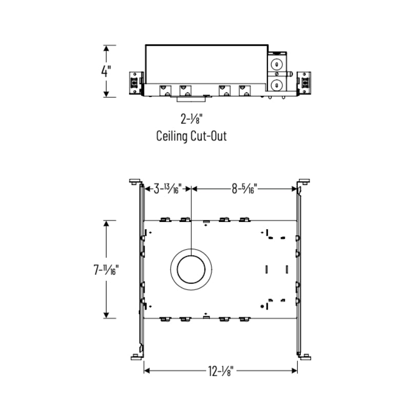 Nora NHIOICD-16LE3 1" Iolite ICAT LED Dedicated Housing - 120V