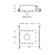 Nora NHIOICD-28LE4 2" Iolite LED Dedicated ICAT New Construction Housing - 120/277V