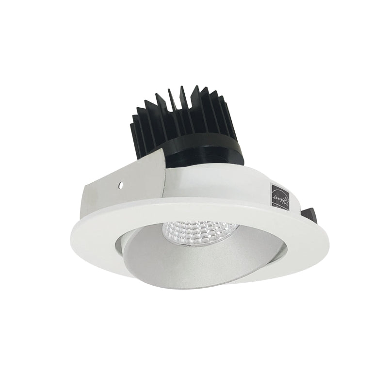 Nora NIO-4RC/HL 4" Iolite LED Round Adjustable Cone Reflector Trim - High Lumen - Haze/Matte Powder White