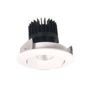 Nora NIO-4RC/HL 4" Iolite LED Round Adjustable Cone Reflector Trim - High Lumen -Matte Powder White