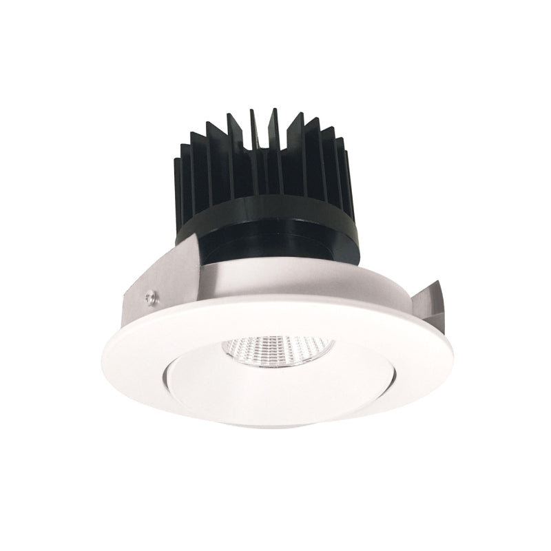 Nora NIO-4RC/HL 4" Iolite LED Round Adjustable Cone Reflector Trim - High Lumen -Matte Powder White