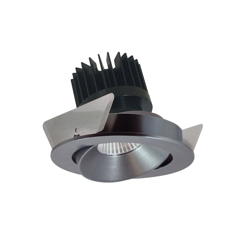 Nora NIO-4RC/HL 4" Iolite LED Round Adjustable Cone Reflector Trim - High Lumen - Natural Metal
