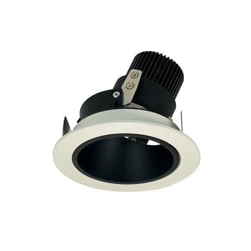 Nora NIO-4RD/10 4" Iolite Round Deep Adjustable Reflector Trim - 1000 Lumens - Black/White