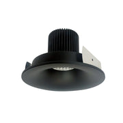 Nora NIO-4RNB/10 4" Iolite Round Bullnose Reflector Trim - 1000 Lumens - Black