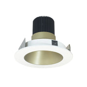 Nora NIO-4RNDC/10 4" Iolite Round Reflector Trim - 1000 Lumens - Champagne/Matte Powder White