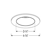 Nora NIO-4RNDC/10 4" Iolite Round Reflector Trim - 1000 Lumens