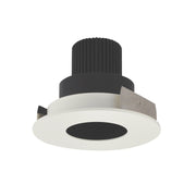 Nora NIO-4RPH/10 4" Iolite Round Fixed Pinhole Trim - 1000 Lumens - Black/Matte Powder White