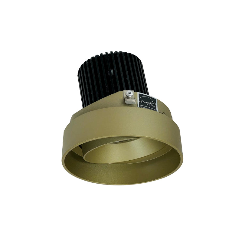 Nora NIO-4RTLA/10 4" Iolite Round Trimless Adjustable Reflector Trim - 1000 Lumens - Champagne Haze