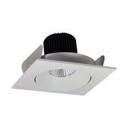 Nora NIO-4SC/10 4" Iolite Square Adjustable Cone Reflector Trim - 1000 Lumens - White