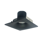 Nora NIO-4SNB/10 4" Iolite Square Bullnose Reflector Trim - 1000 Lumens - Black