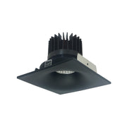 Nora NIO-4SNB/HL 4" Iolite Square Bullnose Reflector Trim- High Lumen - Black