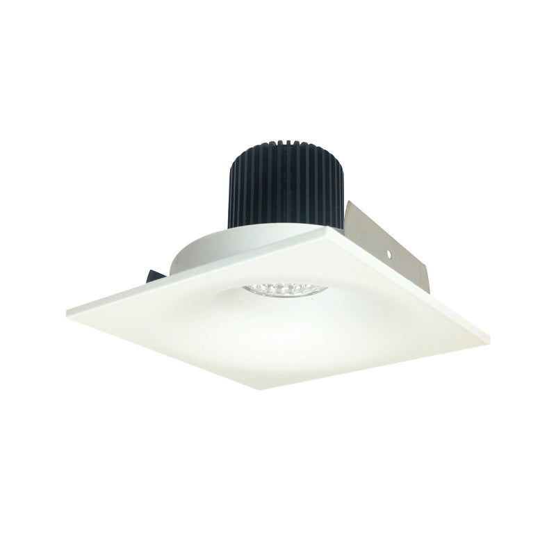 Nora NIO-4SNB/10 4" Iolite Square Bullnose Reflector Trim - 1000 Lumens - Matte Powder White