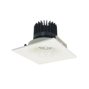 Nora NIO-4SNB/HL 4" Iolite Square Bullnose Reflector Trim- High Lumen - White