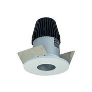 Nora NIOB-1RPH 1" Iolite BWF Round Pinhole Trim - 600 Lumens - Haze/Matte Powder White