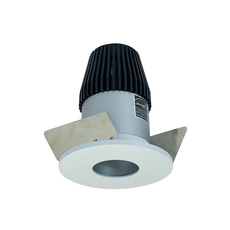 Nora NIOB-1RPH 1" Iolite BWF Round Pinhole Trim - 600 Lumens - Haze/Matte Powder White