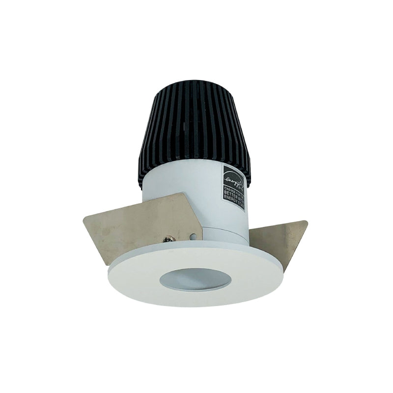 Nora NIOB-1RPH 1" Iolite BWF Round Pinhole Trim - 600 Lumens - Matte Powder White