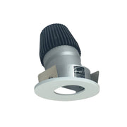 Nora NIOB-1RSL 1" Iolite BWF Round Slot Aperture Trim - 600 Lumens - Haze/Matte Powder White