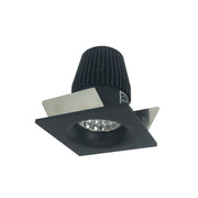 Nora NIOB-1SNB 1" Iolite BWF Square Bullnose Reflector Trim - 600 Lumens - Black