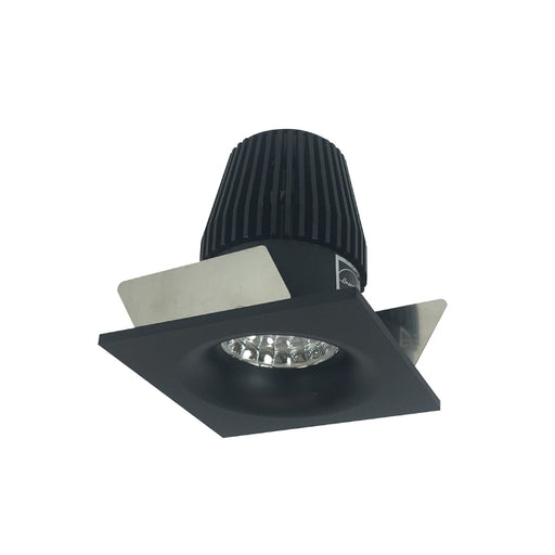 Nora NIOB-1SNB 1" Iolite BWF Square Bullnose Reflector Trim - 600 Lumens - Black