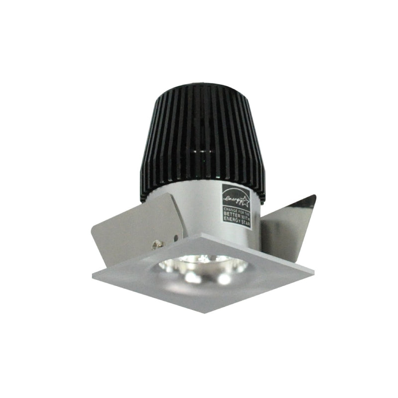 Nora NIOB-1SNB 1" Iolite BWF Square Bullnose Reflector Trim - 600 Lumens - Natural Metal