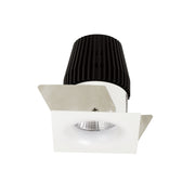 Nora NIOB-1SNB 1" Iolite BWF Square Bullnose Reflector Trim - 600 Lumens - Matte Powder White
