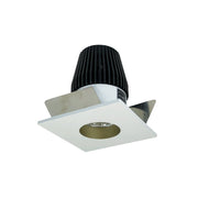 Nora NIOB-1SNG 1" Iolite BWF Square Reflector with Round Aperture Trim - 600 Lumens - Champagne/Matte Powder White