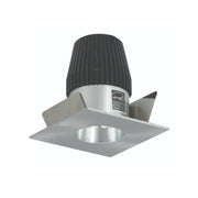 Nora NIOB-1SNG 1" Iolite BWF Square Reflector with Round Aperture Trim - 600 Lumens - Natural Metal