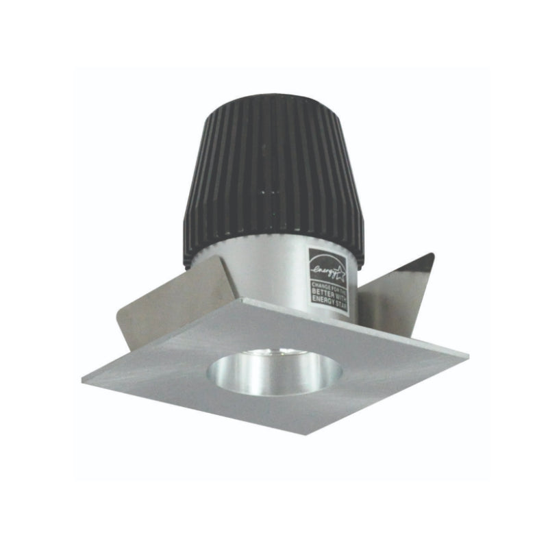 Nora NIOB-1SNG 1" Iolite BWF Square Reflector with Round Aperture Trim - 600 Lumens - Natural Metal