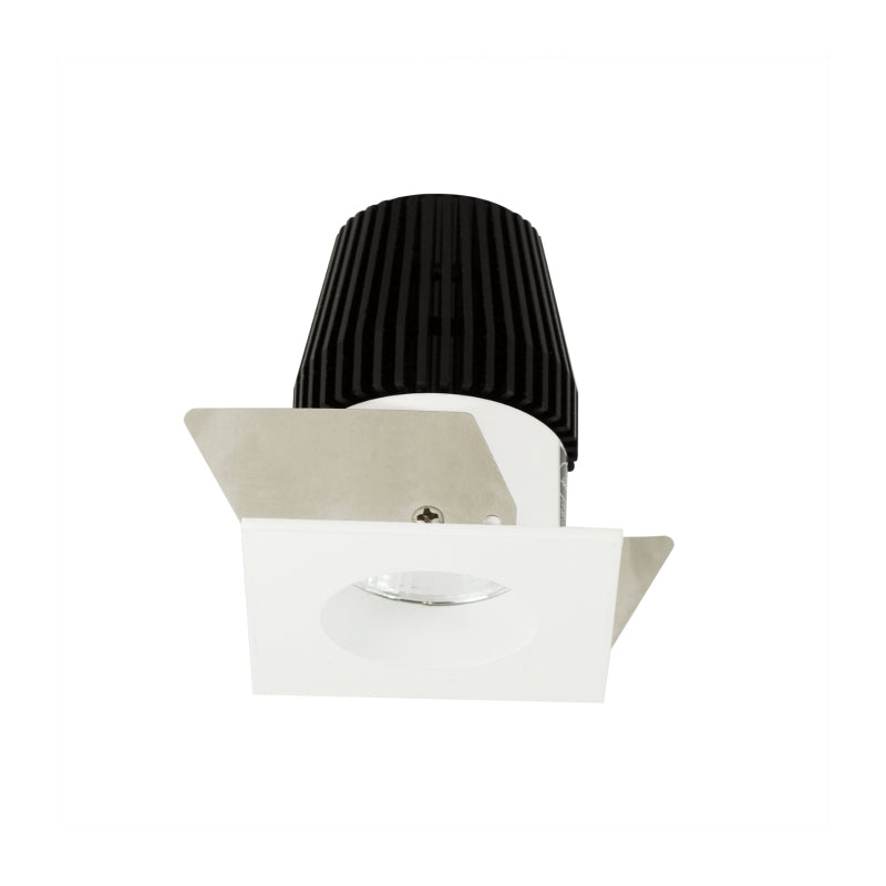 Nora NIOB-1SNG 1" Iolite BWF Square Reflector with Round Aperture Trim - 600 Lumens - Matte Powder White