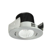 Nora NIOB-2RG/10 2" Iolite Round Adjustable Gimbal Trim - 1000 Lumens - Natural Metal