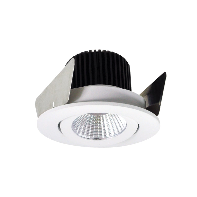 Nora NIOB-2RG/10 2" Iolite Round Adjustable Gimbal Trim - 1000 Lumens - White