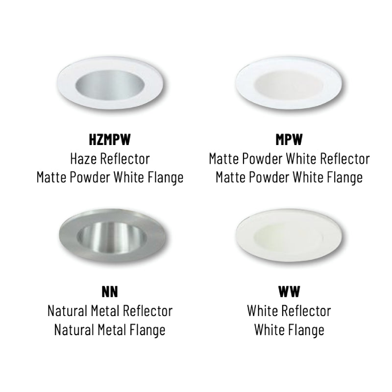 Nora NIOB-2RNDC/10 2" Iolite Round Reflector with Round Aperture Trim - 1000 Lumens