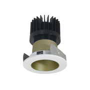 Nora NIOB-2RNDC/10 2" Iolite Round Reflector with Round Aperture Trim - 1000 Lumens - Champagne/Matte Powder White