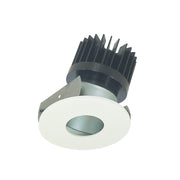 Nora NIOB-2RPHA/HL 2" Iolite Round Adjustable Pinhole Trim - High Lumen - Haze/Matte Powder White