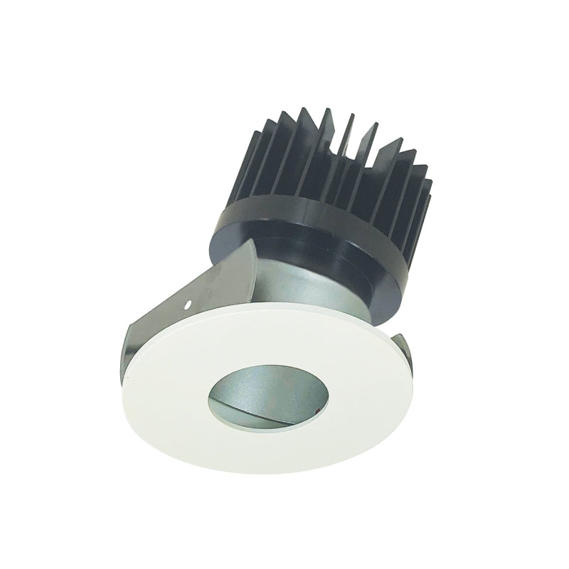 Nora NIOB-2RPHA/HL 2" Iolite Round Adjustable Pinhole Trim - High Lumen - Haze/Matte Powder White