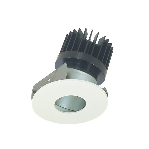 Nora NIOB-2RPHA/HL 2" Iolite Round Adjustable Pinhole Trim - High Lumen - Haze/Matte Powder White