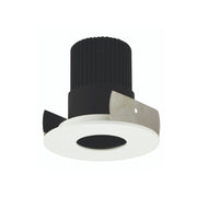 Nora NIOB-2RPH/10 2" Iolite Round Pinhole Trim - 1000 Lumens - Black/ White
