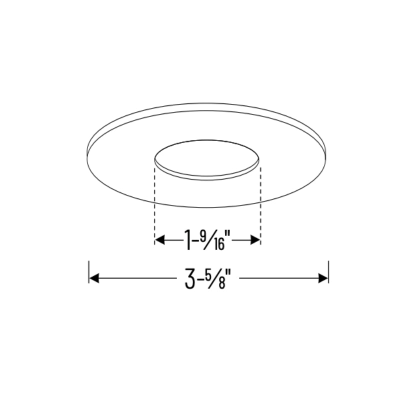 Nora NIOB-2RPH/10 2" Iolite Round Pinhole Trim - 1000 Lumens