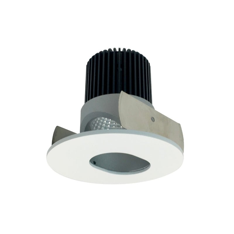 Nora NIOB-2RSL/10 2" Iolite Round Adjustable Slot Aperture Trim - 1000 Lumens - Haze/Matte Powder White